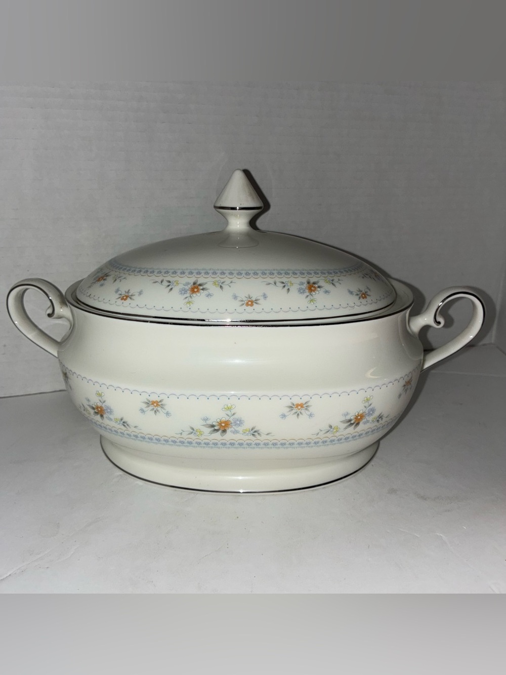Vintage 1980s Mikasa Rutledge Discontinued RARE Soup Tureen Japan Bone China